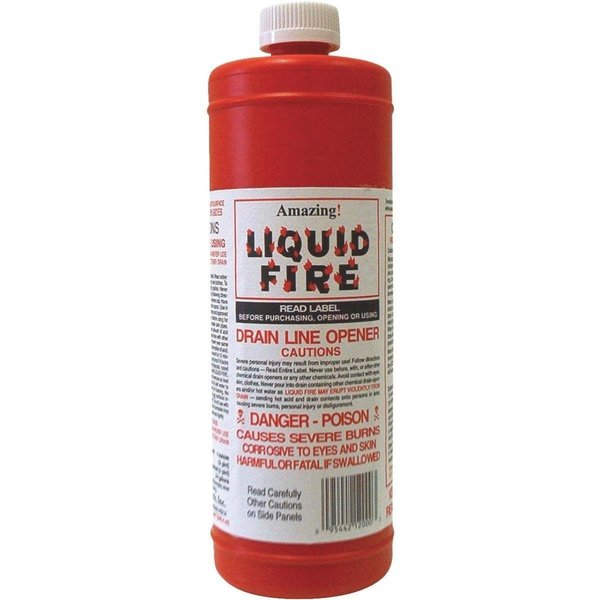 Amazing Products 32 oz Liquid Fire Drain Line Opener LF-Q-12